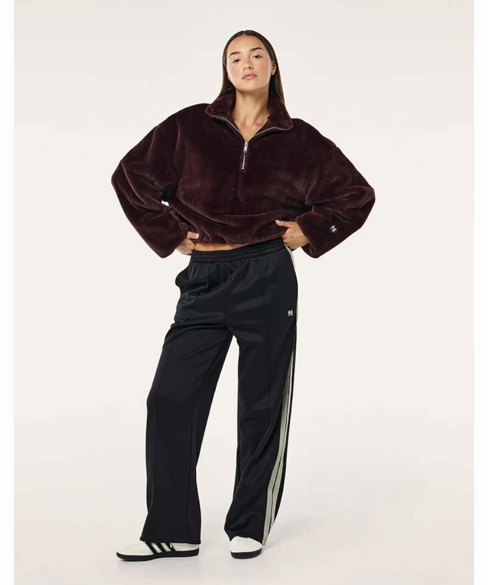 P.E Nation Tricot Trackpant (Black) Airflow Mesh Panels Street Fest