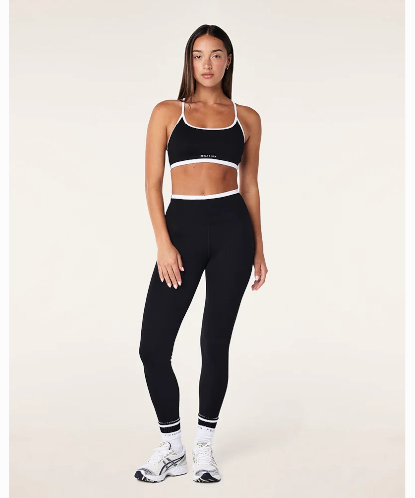 Lightweight Fabric P.E Nation Vita F/L Legging (Black/Optic White)