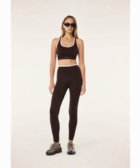 P.E Nation Vita F/L Legging (Espresso/Chalk Pink) Sun shield