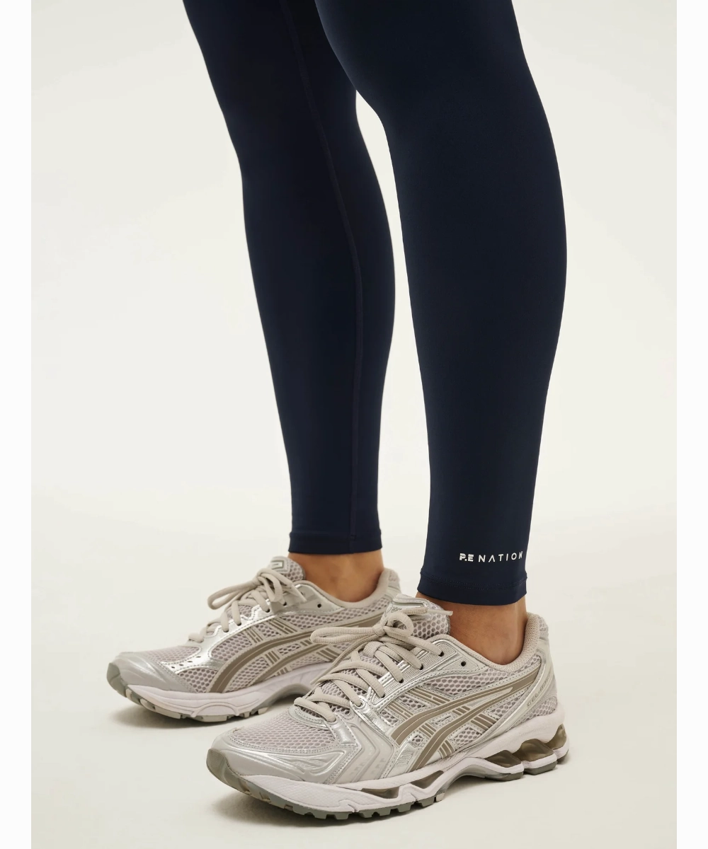 P.E Nation Vita F/Leggings (Dark Navy/Optic White) Soft Lining Noble Grace
