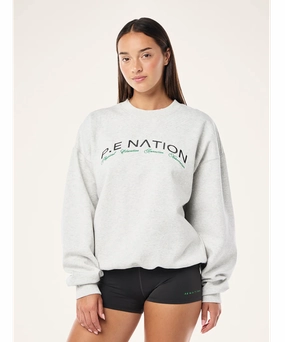 P.E Nation Volume Sweat (Grey Marle) Comfort waistband