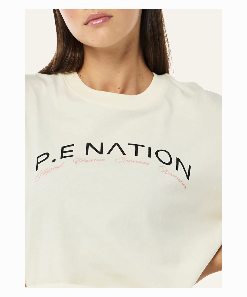 P.E Nation Volume Tee (Whisper White) Utility Mode Metro Edge