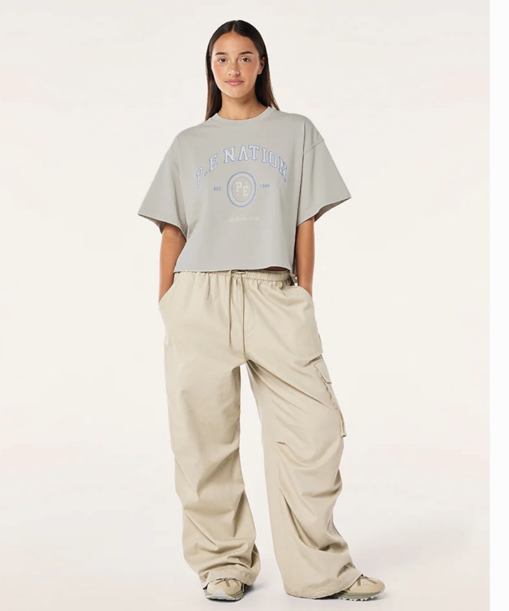 P.E Nation Way Back Tee (Washed Moonstruck) AbrasionResistantThread TearResistant Fabric