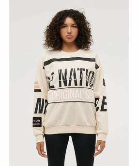 Travel Vibe P.E Nation Westbrook Sweat (Pearled Ivory)