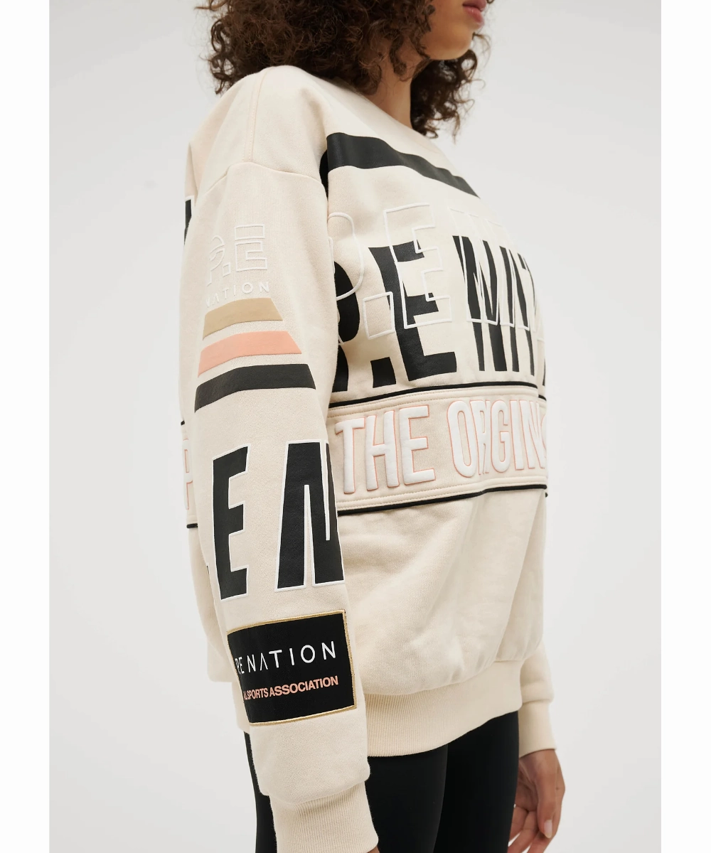 Suede Mood P.E Nation Westbrook Sweat (Pearled Ivory)