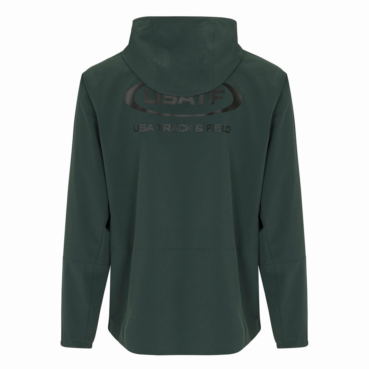 High Collar Non Restrictive Mobility Nike USATF Men's Water-Repellent Hooded Versatile Jacket