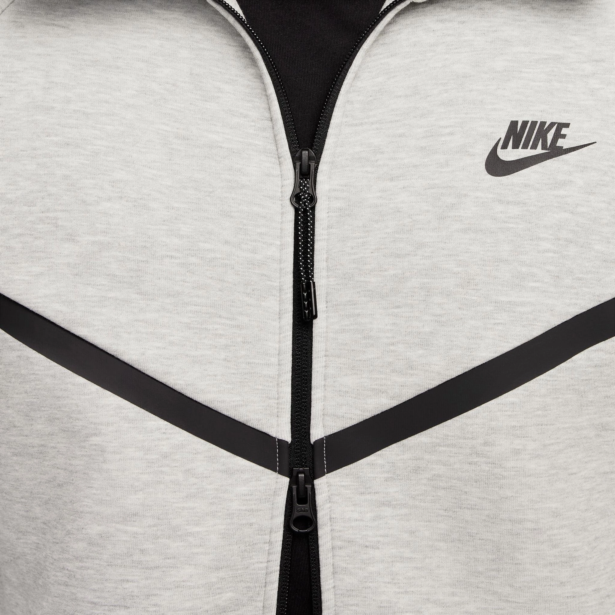 Casual Fit Silhouette Nike Tech Fleece Full-Zip Windrunner Hoodie Dark Grey Heather / Black