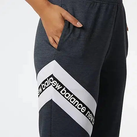 New Balance Women's RLNT Jogger -  Black stripe design Reinforced Hemlines