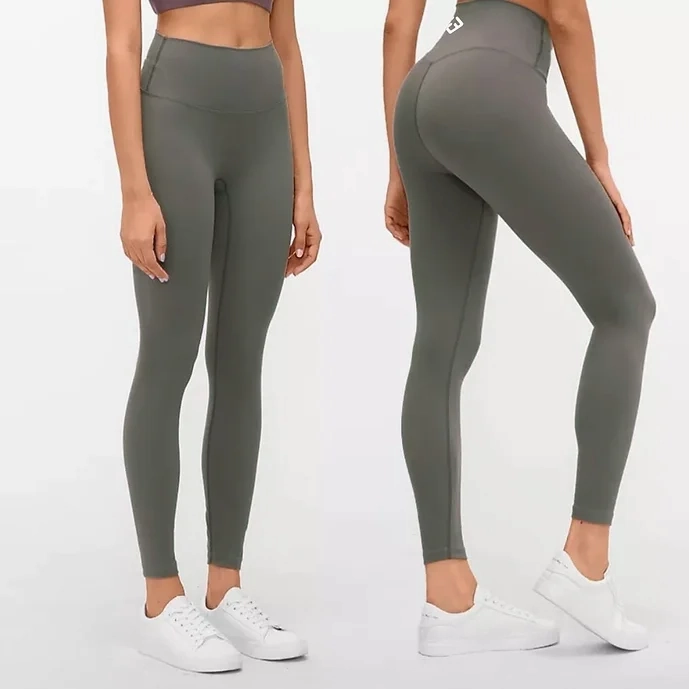 Freedom Fitness Staple Leggings (Moss Green) VersatileCuff LightweightWeave