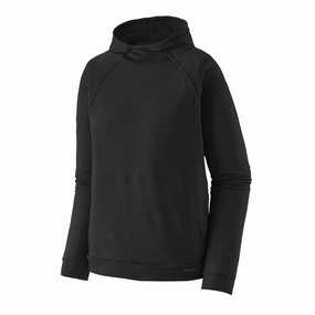 Patagonia Men's Capilene Thermal Hoody Black Nature Base Bonded Seam Technology