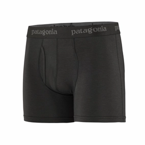 Patagonia Men's Essential 3 Inch Boxer Briefs Black FlatlockSeaming