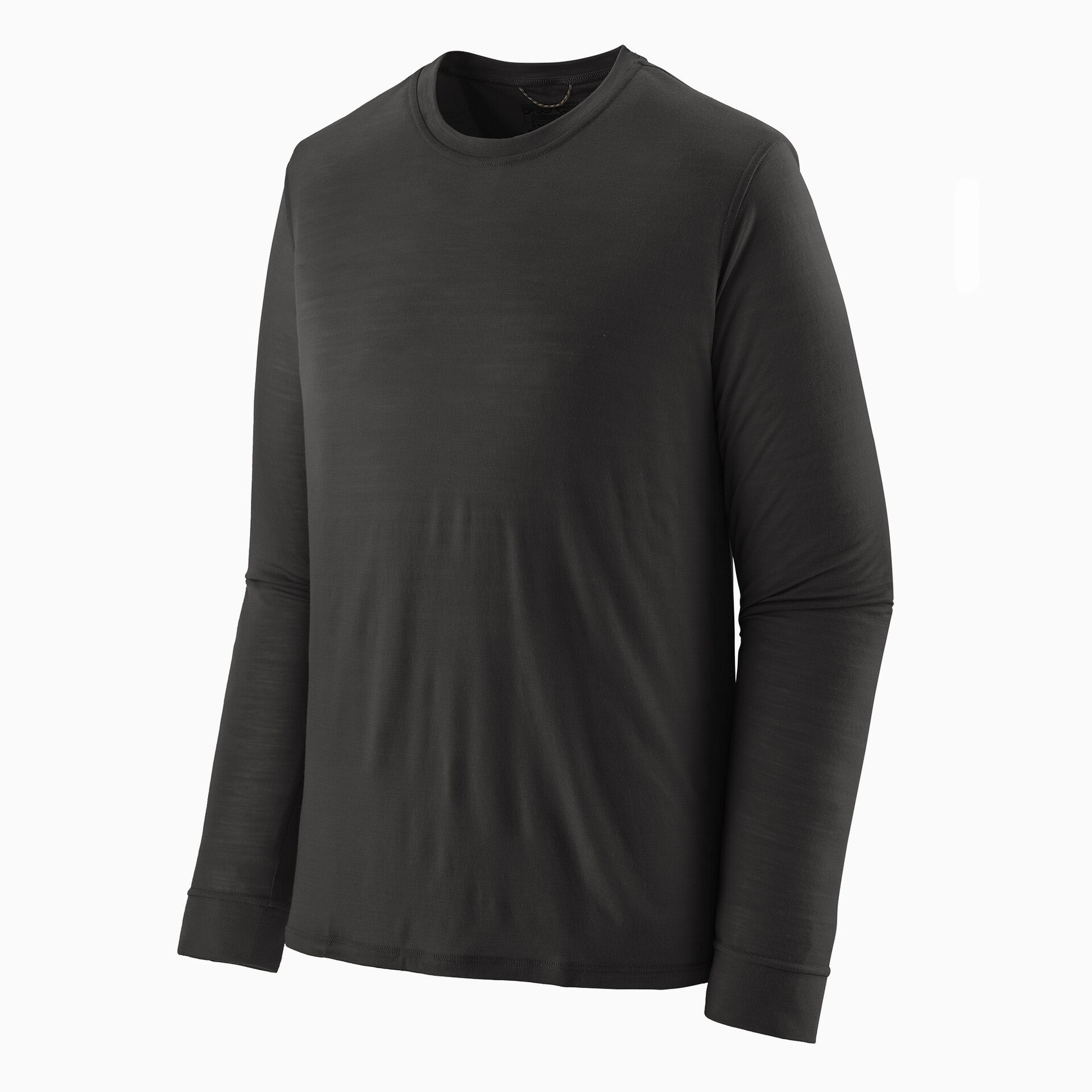 Patagonia Men's Long-Sleeved Capilene Cool Merino Top Black CompressionEnhanced CrossBackStructure