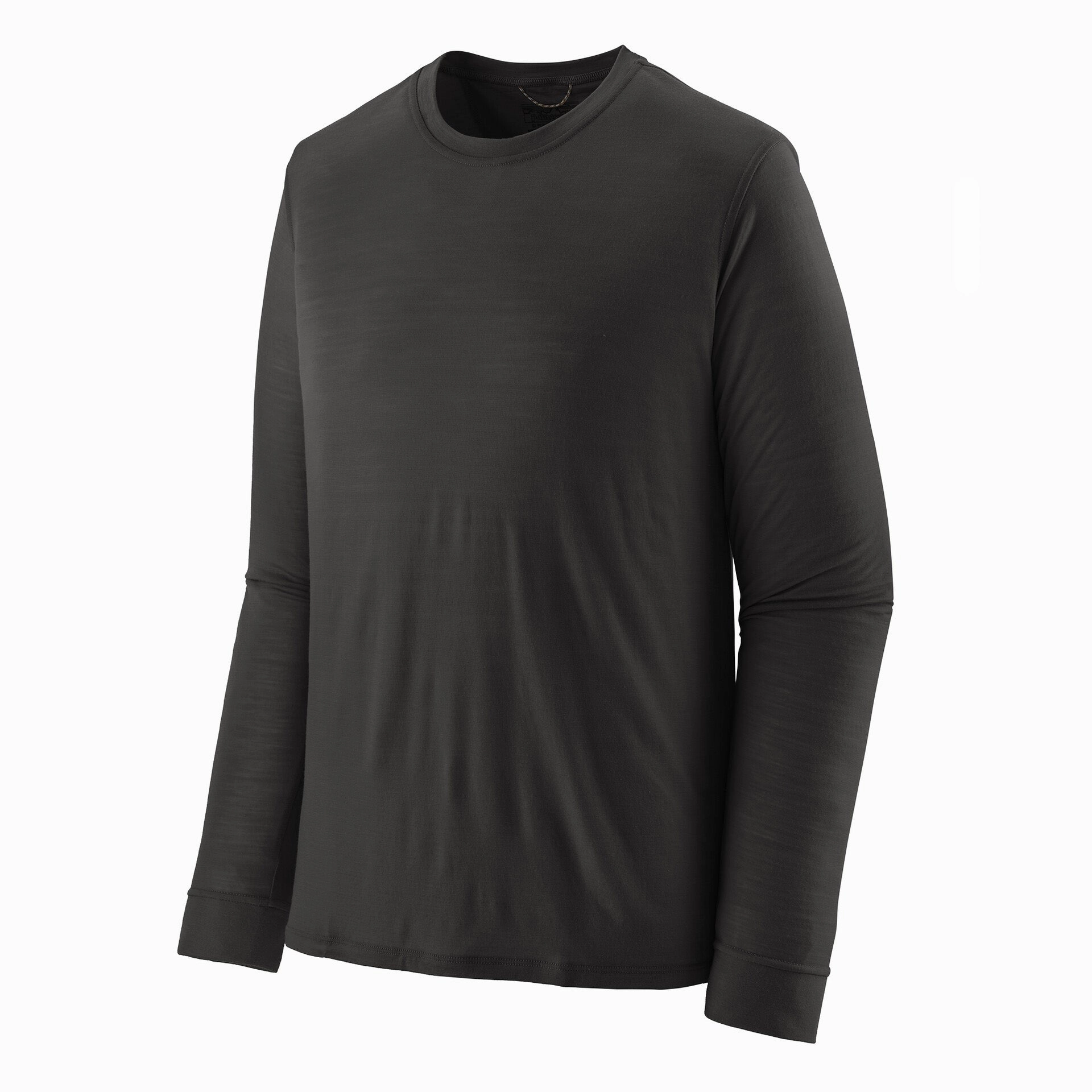 Teacher Chic CompressionKnit Patagonia Men's Long-Sleeved Capilene Cool Merino Top Black
