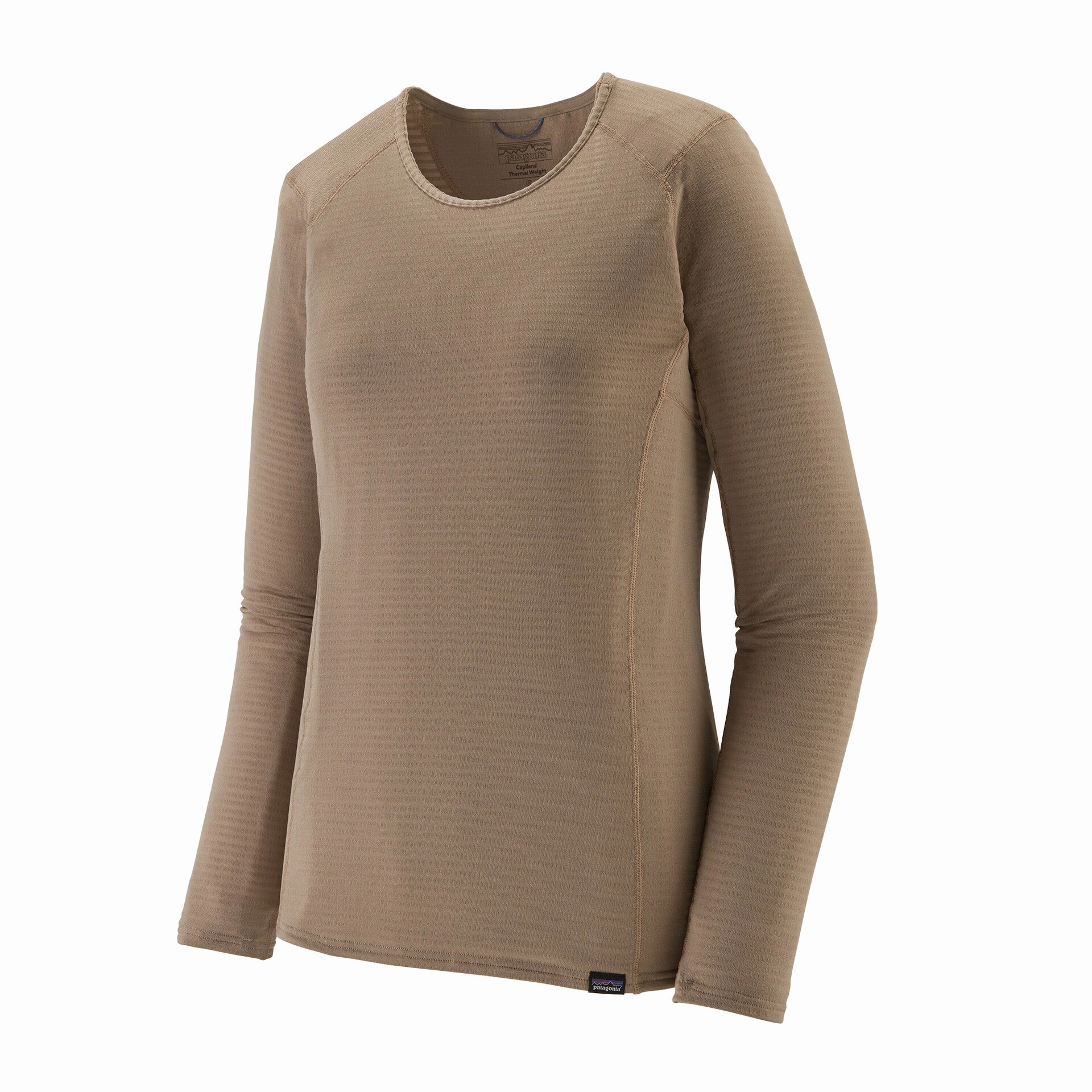 Patagonia Women's Capilene Thermal Weight Crew Seabird Grey World Tone