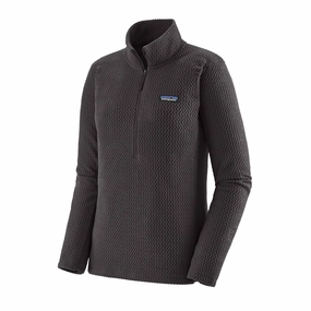 Windproof Fabric Elastic cuffs Patagonia Women's R1 Air Zip Neck Black