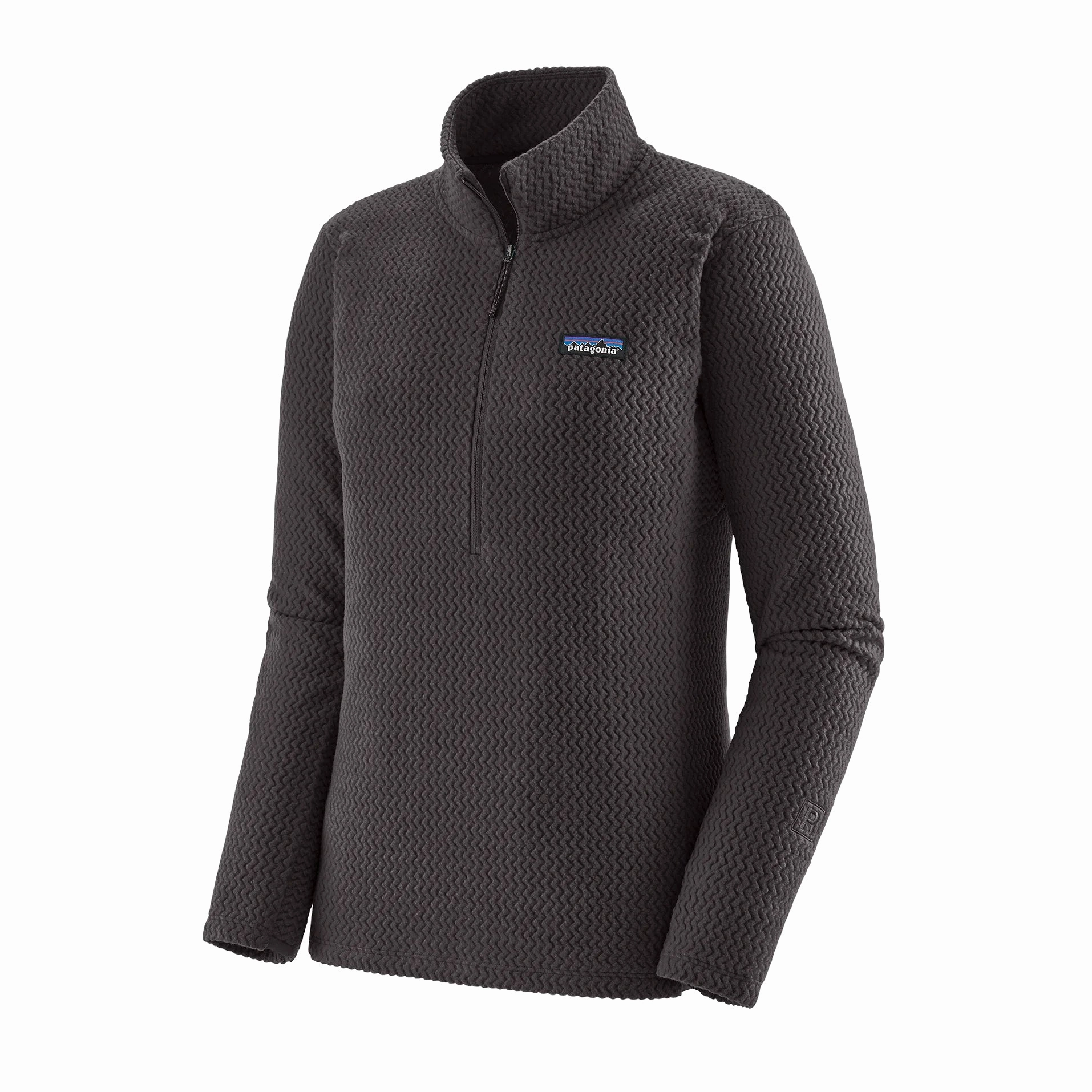 Windproof Fabric Elastic cuffs Patagonia Women's R1 Air Zip Neck Black