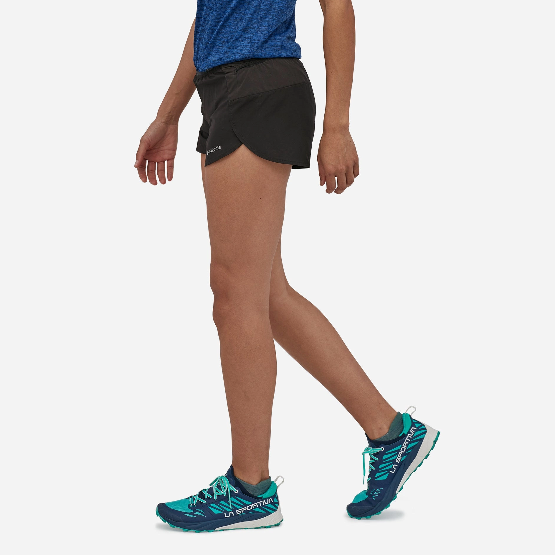 Patagonia Women's Strider Pro 3 Inch Shorts Black UniversalFit Sun shield