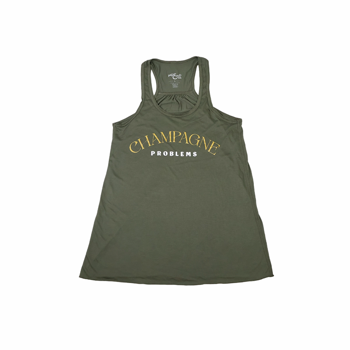 High Thread Count Cotton SustainableBlend Pep & BB Champagne Tank