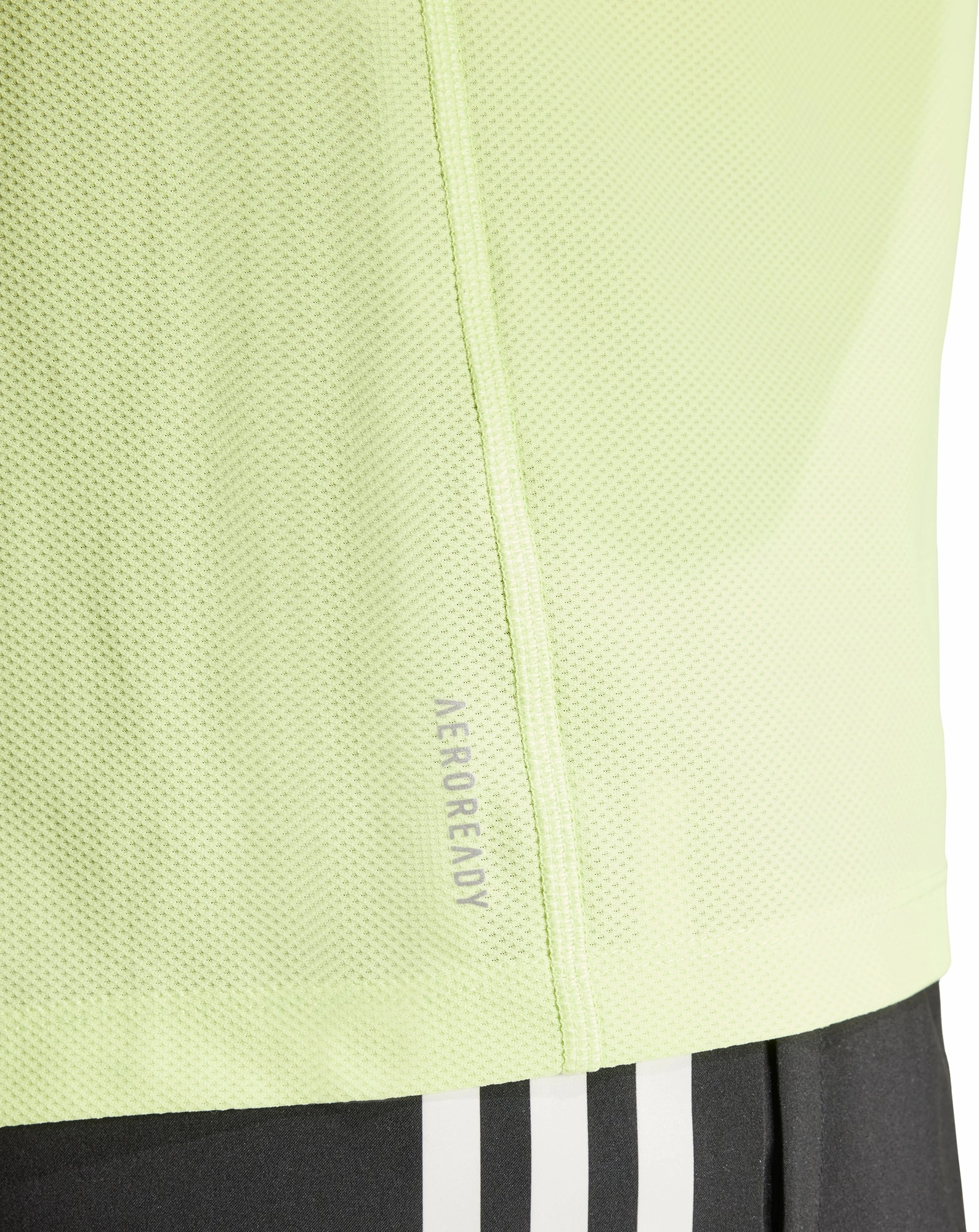 Layered Sleeve Construction Best Seller adidas Own The Run Short Sleeve Mens Running Top - Green