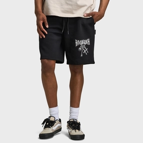 Easy Breezy Hoodrich Rite Oversized Shorts Black / White