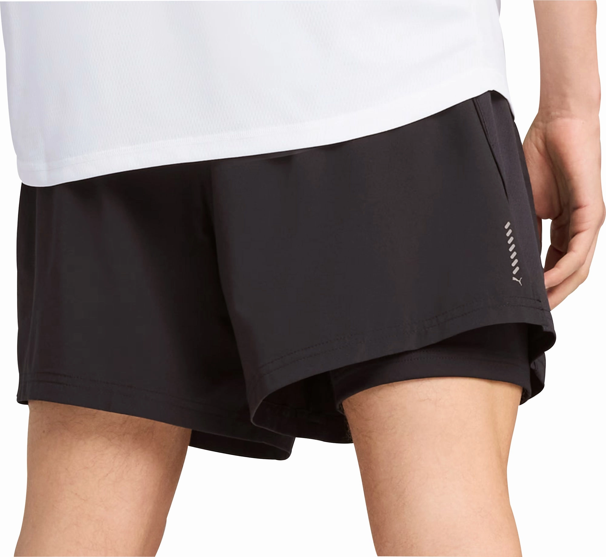 Cotton shorts Puma Velocity 2 In 1 Mens Running Shorts - Black