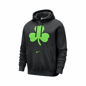 Transitional Weather Piece Everyday Comfort Fit Nike NBA Boston Celtics Club City Edition Fleece Pullover Hoodie