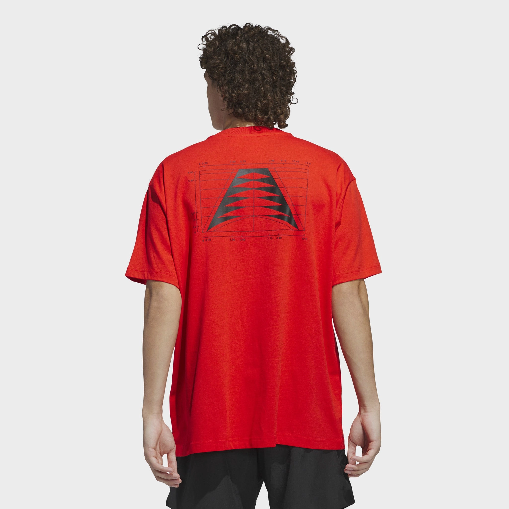 novice soldiers adidas Anthony Edwards Takeover GFX T-shirt / Active Red