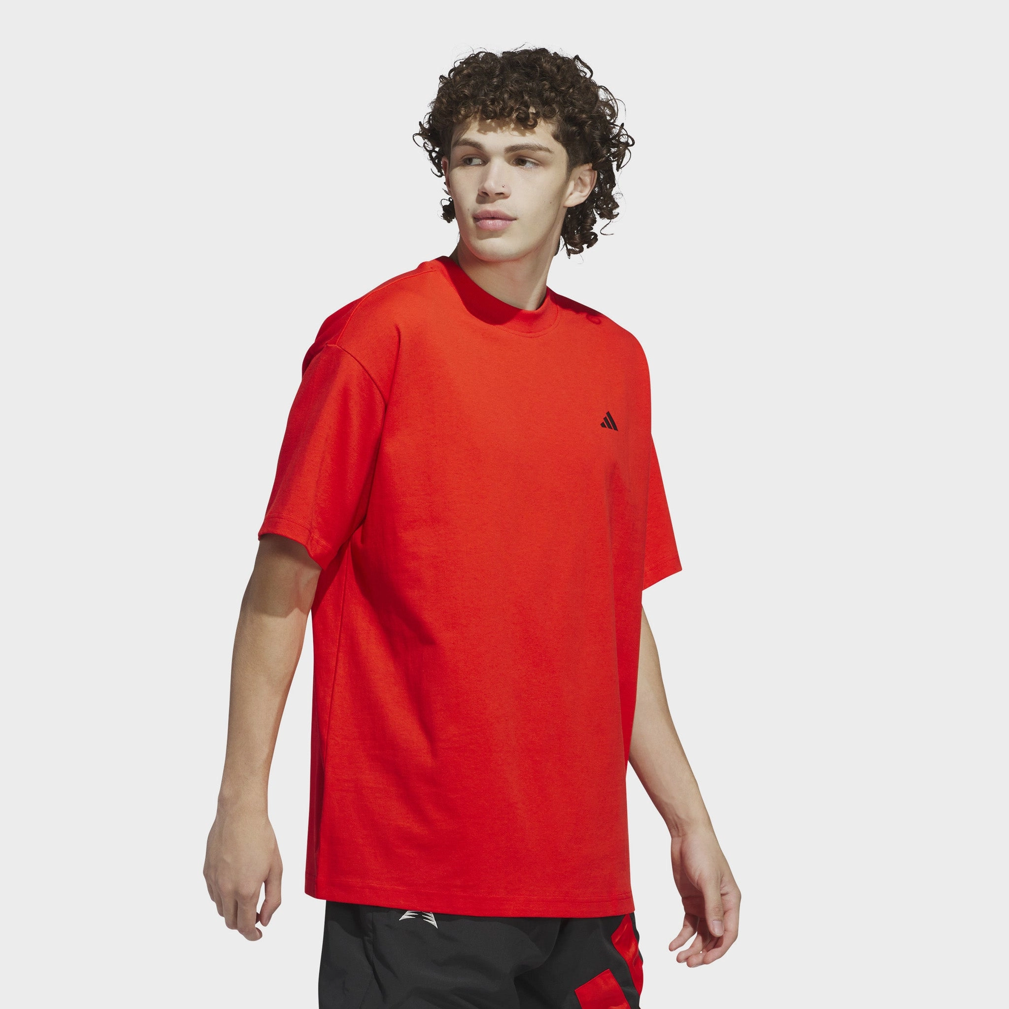 adidas Anthony Edwards Takeover GFX T-shirt / Active Red Layer Fit Urban Cool