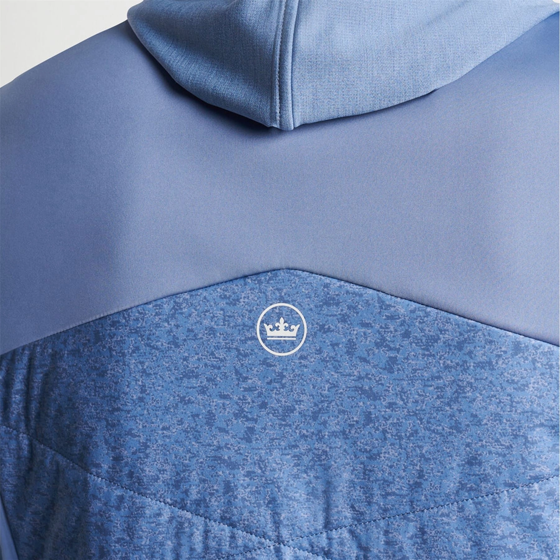 Peter Millar Venture Classic Hybrid Full-Zip Golf Vest  - Infinity High Collar Structure