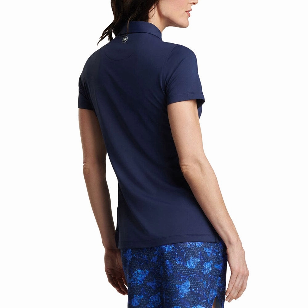 Peter Millar Women's Performance Stretch Jersey Golf Shirt - Navy Smart Outfit