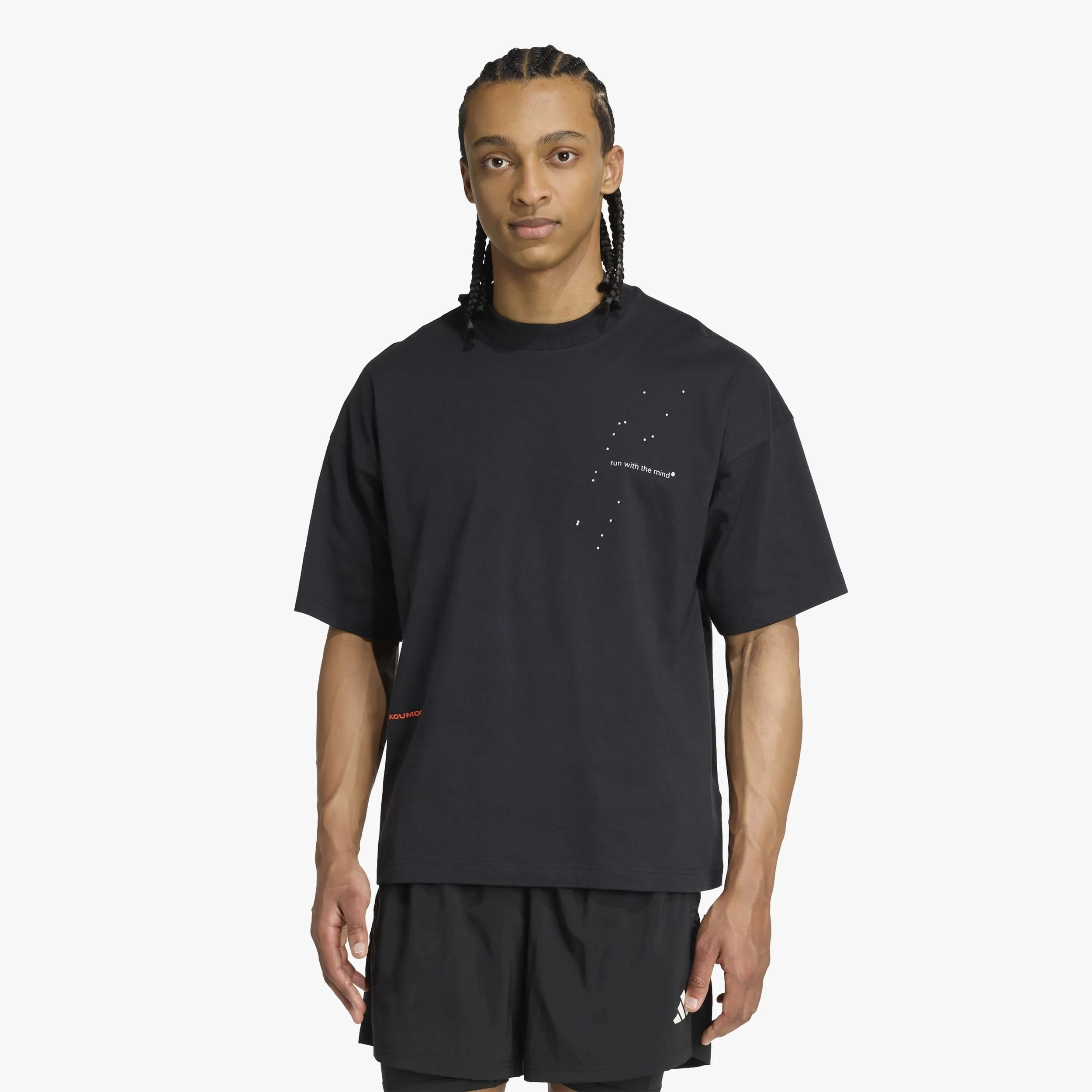 Lightweight insulation Star Mood Unisex Adi365 H.Koumori Running Tee Black