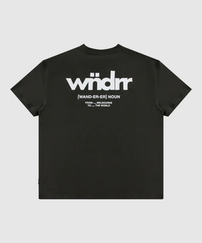 WNDRR Benny Box Fit Tee (Black) Wonder Fit