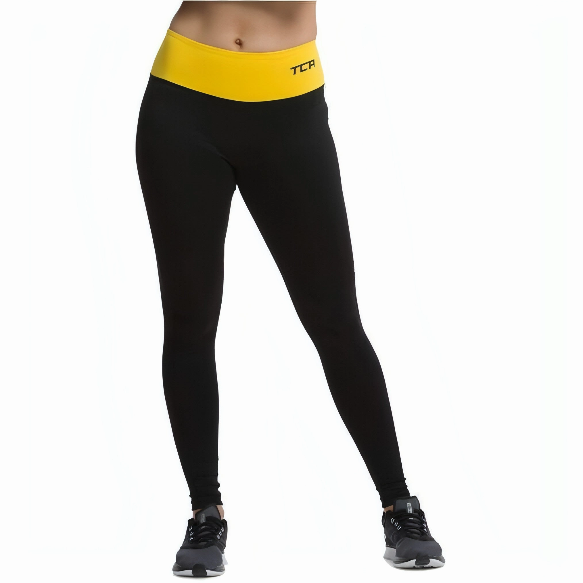Customizable TCA Pro Performance Supreme High Waist Womens Long Running Tights - Black