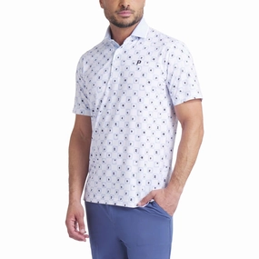 Puma x PTC Micro Golf Polo Shirt - White Glow Lightweight Feel