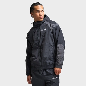 Hoodrich Galaxy Woven Jacket Black / Asphalt - White cricket waterproof