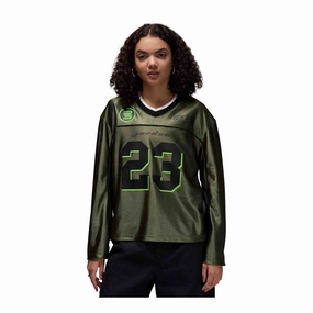 DoubleLayeredHem Jordan Women's Long-Sleeve Jersey Top