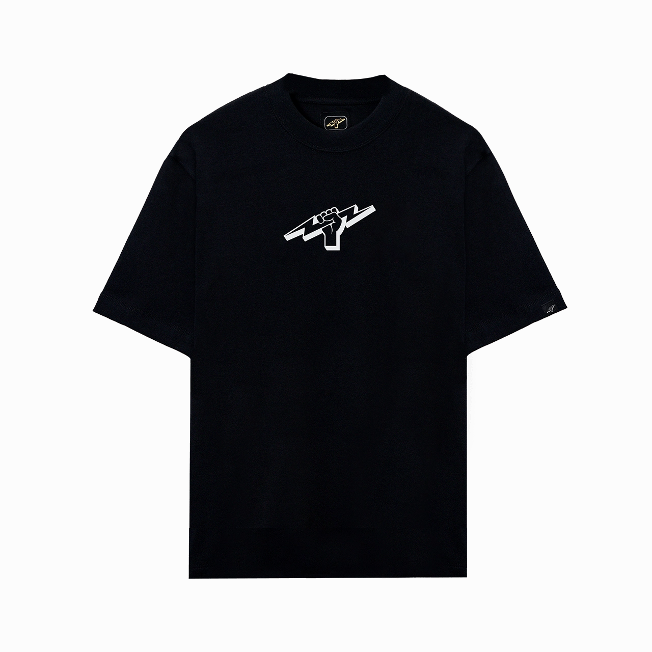 Titan Staples Fist Logo Tee - Black Versatile use Smooth Fabric