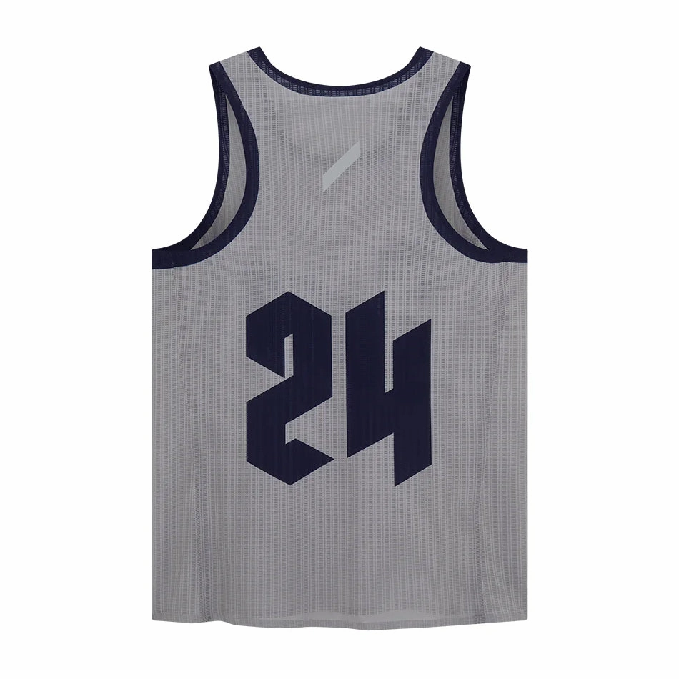 Soar Men's American Race Vest Grey / Blue Glitter Glow