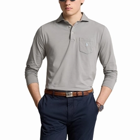 Polo Performance Ralph Lauren Stretch Lisle Golf Shirt - Peak Grey golf club