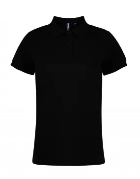 Women's Polo | BLACK FourWayStretchClothing Net Fit
