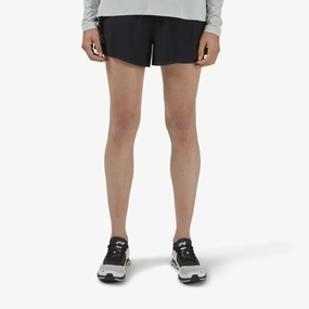 On Women's Running Shorts Black Flexible Material Meta Mood