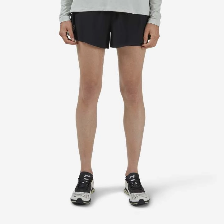 On Women's Running Shorts Black Flexible Material Meta Mood