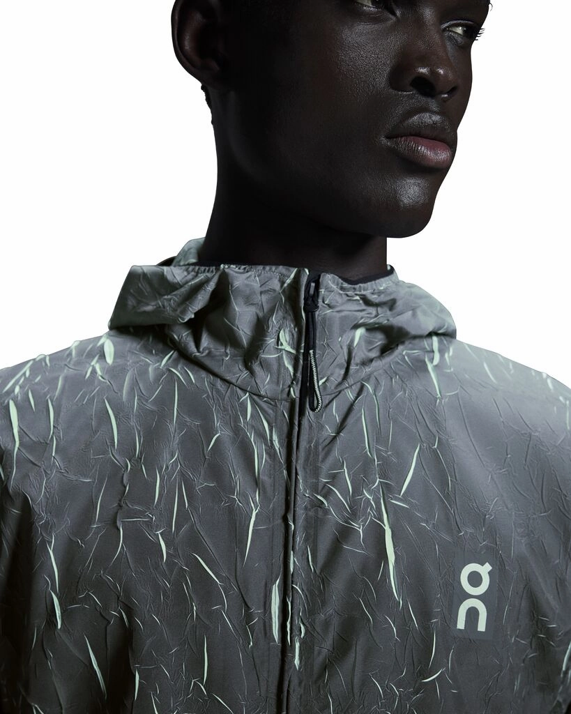 QuickDry Technology On Men's Pace Run Jacket Black / Lima