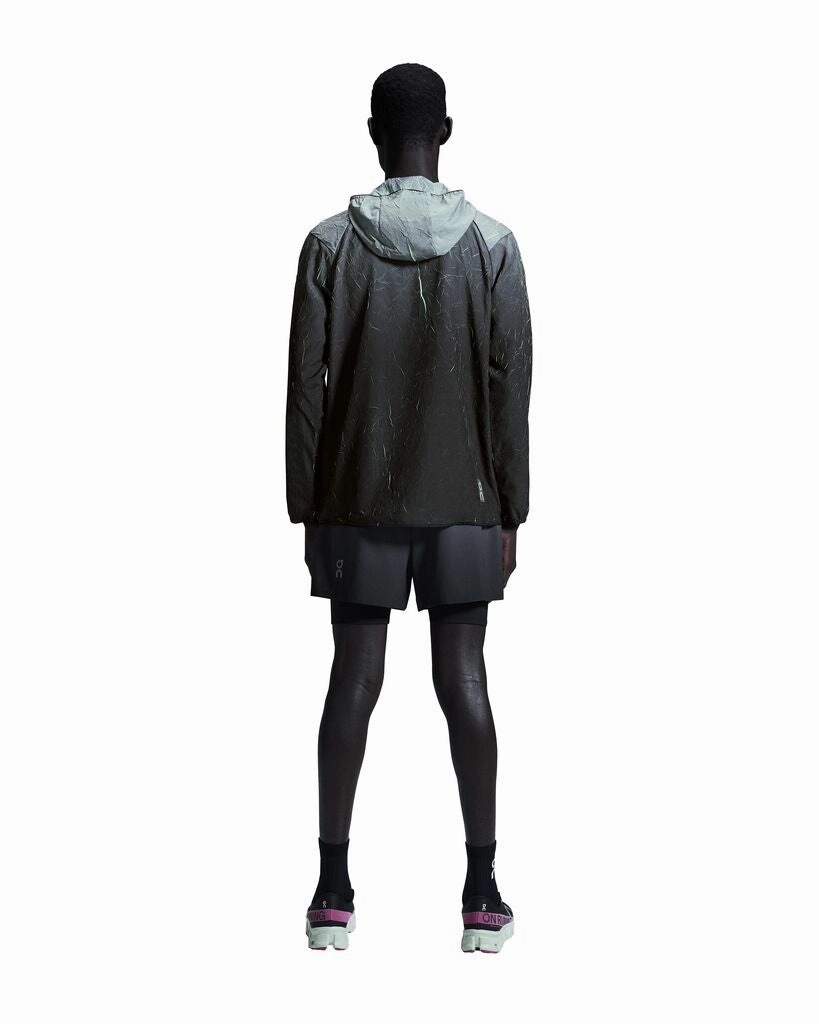 On Men's Pace Run Jacket Black / Lima EcoDye Process