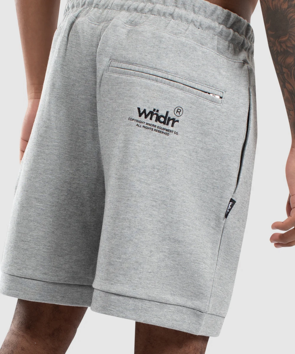 TaglessNeckline WNDRR Offcut Tech Trackshort (Grey Marle)