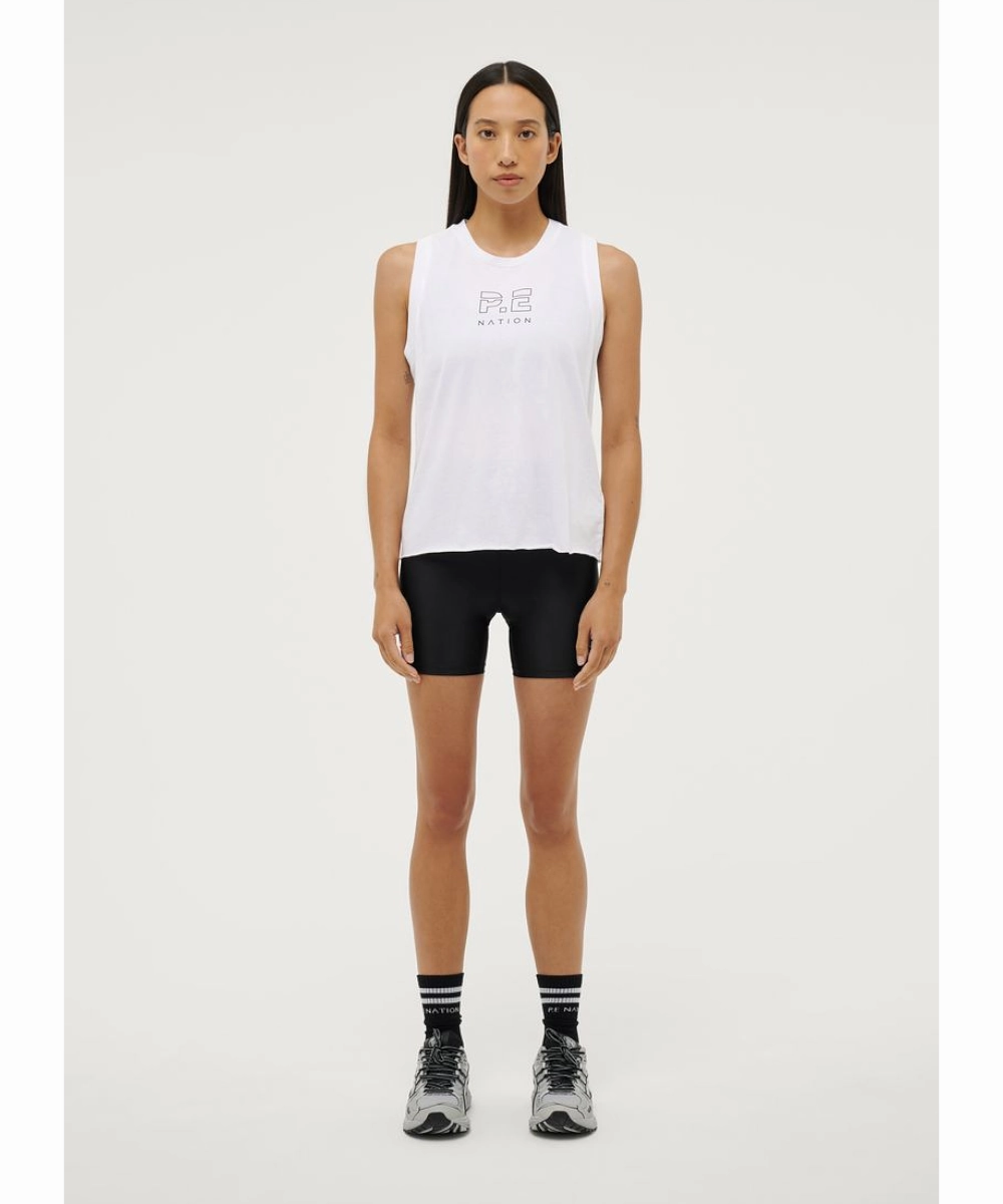 Royal Charm P.E Nation Shuffle Tank (Optic White)
