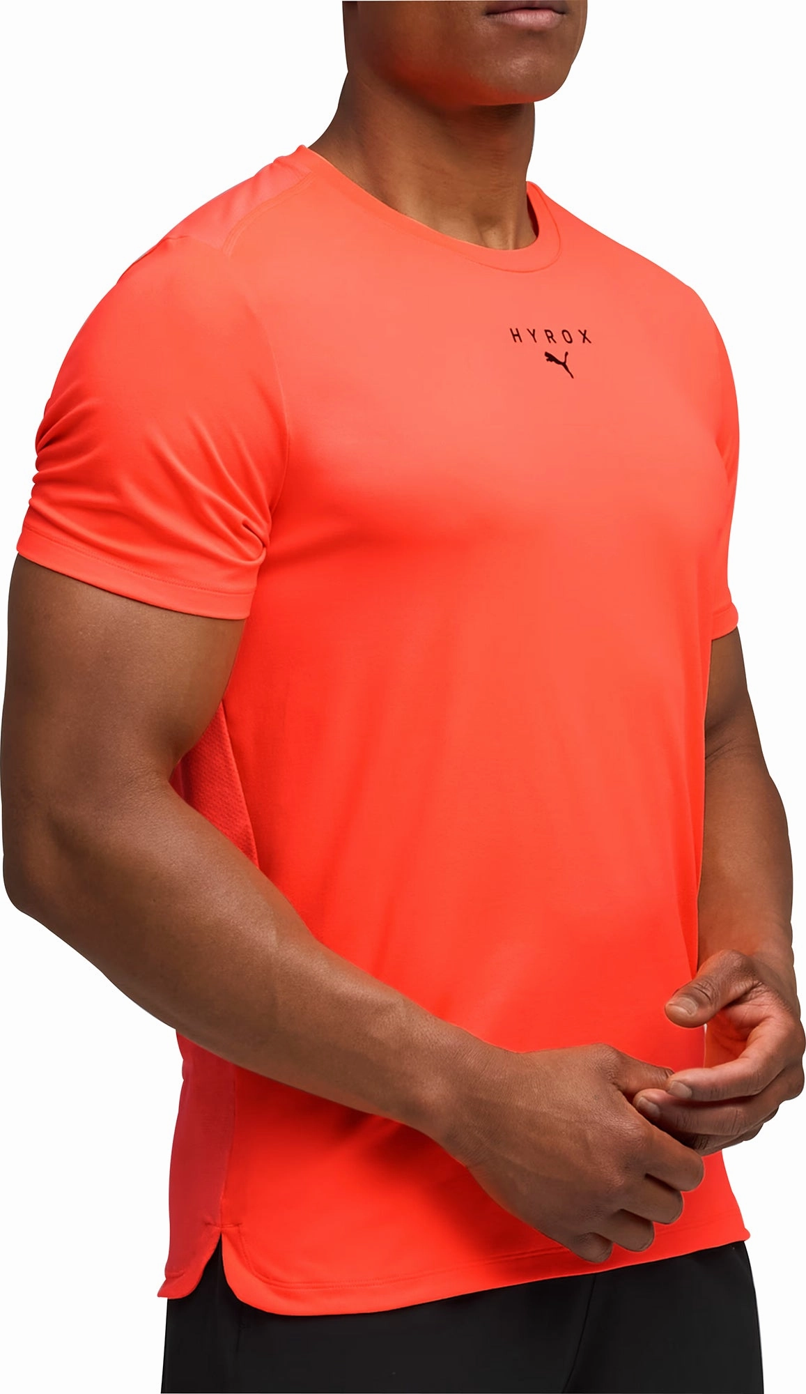 Puma X HYROX Cloudspun ThermoAdapt Short Sleeve Mens Running Top - Red Summer Wardrobe