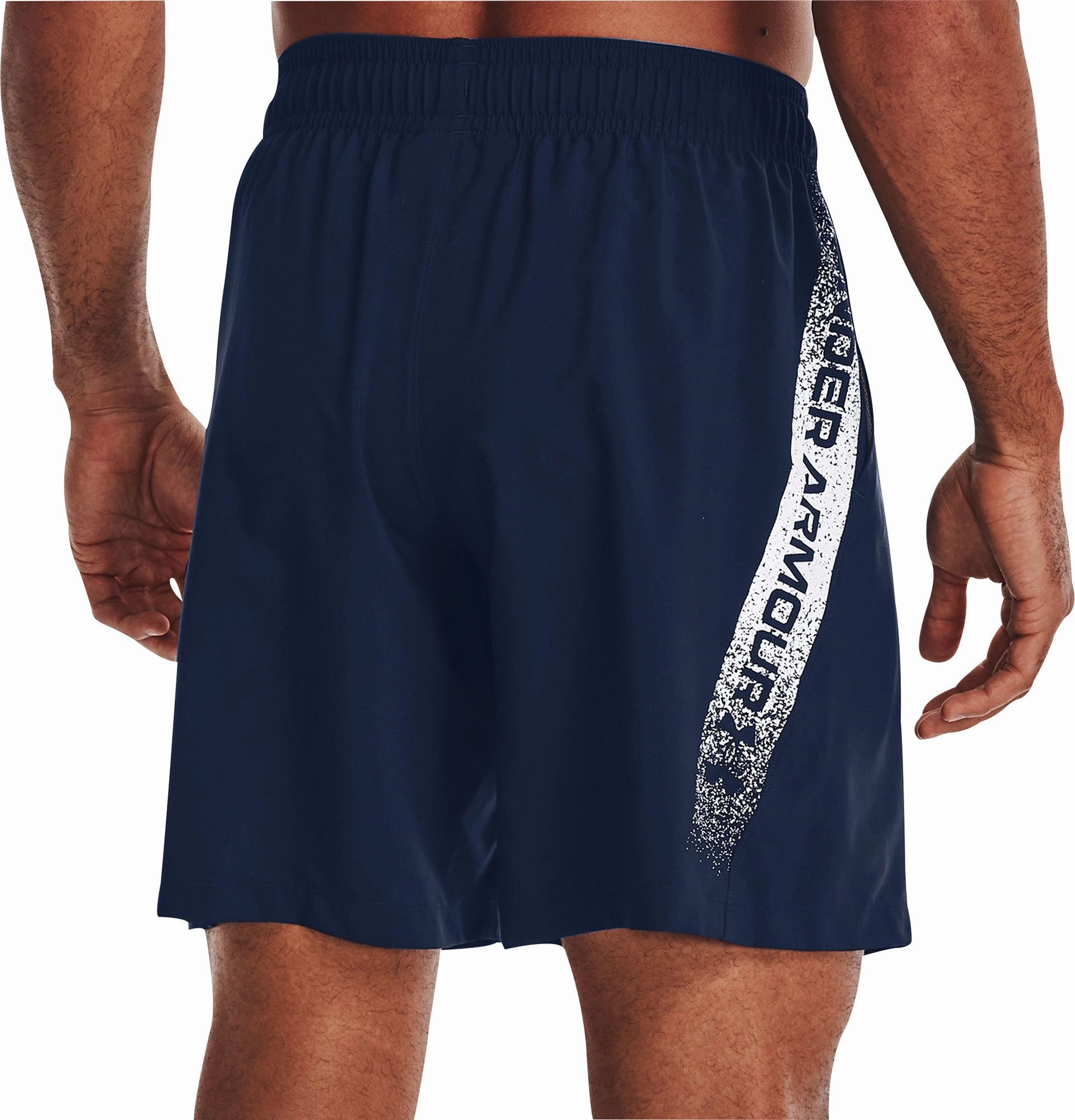 vest Under Armour Woven Graphic Mens Running Shorts - Blue