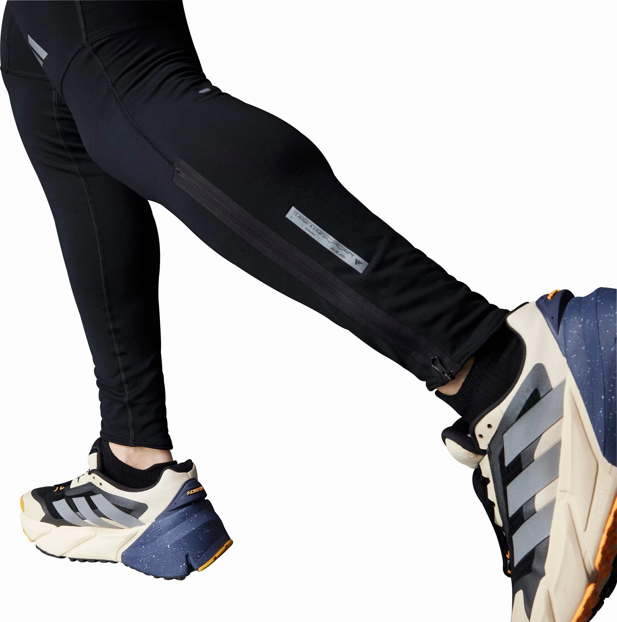 adidas Ultimate Conquer The Elements Warm Mens Long Running Tights - Black Trendy Dance-costume