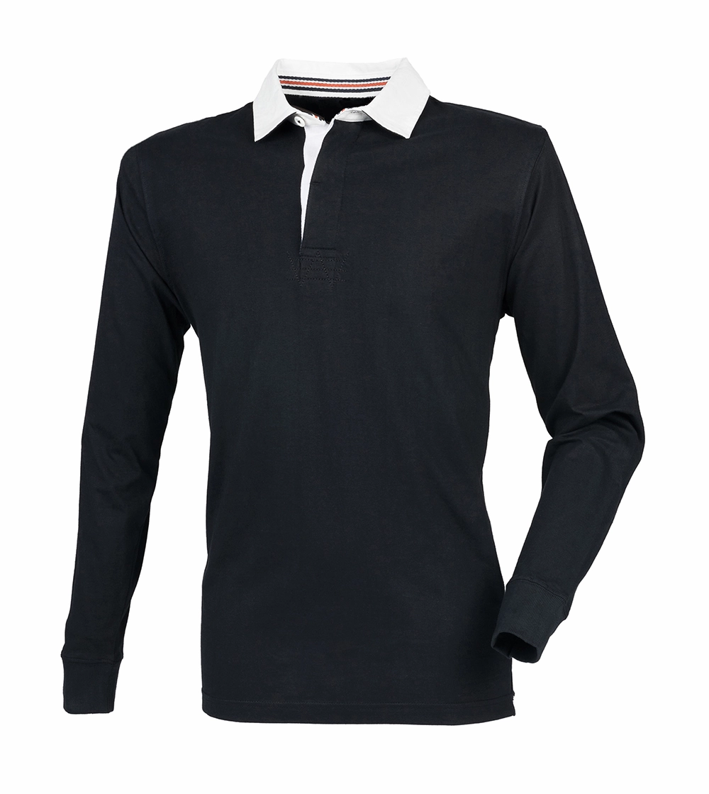 Premium Superfit Rugby | BLACK EcoFriendlyDyeProcess